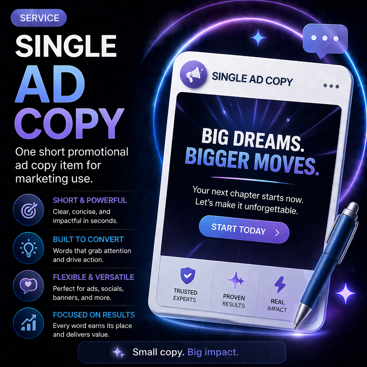 Single Ad Copy